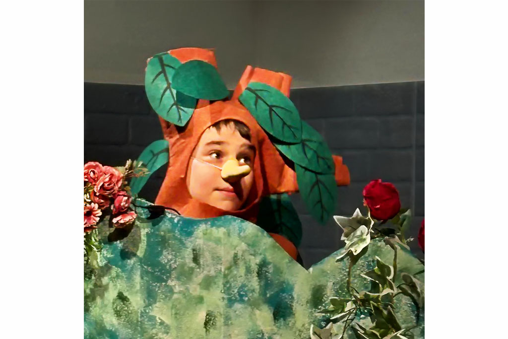 bambina truccata