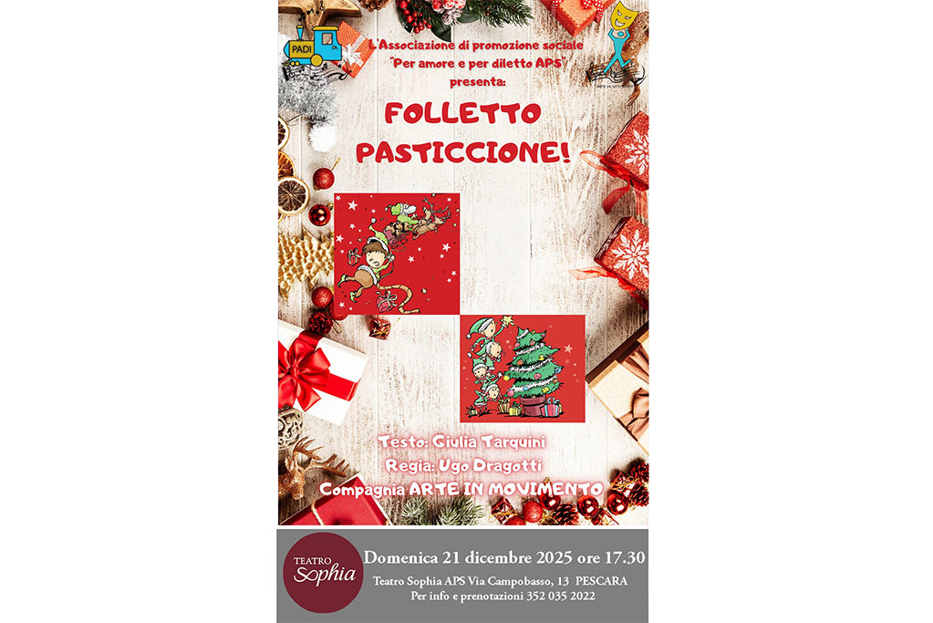 Locandina Teatro Folletto Pasticcione
