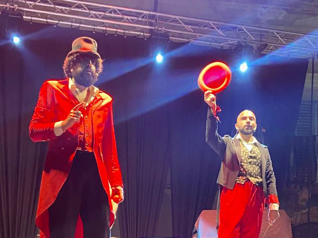 Locandina Teatro I mirabolanti fratelli stupore