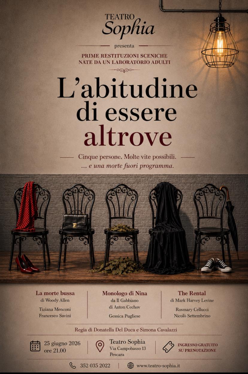 Locandina de L'abitudine di essere altrove